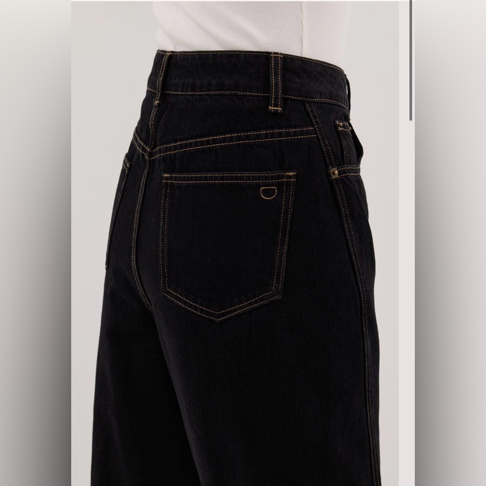 DISSH Carson Jet Black Wide Leg Jean - Picture 3 of 7